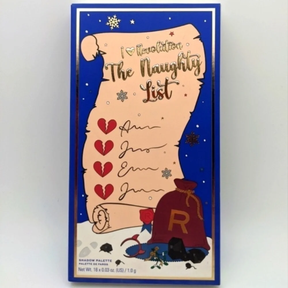 Revolution Eyeshadow Palette Duo: Naughty & Nice